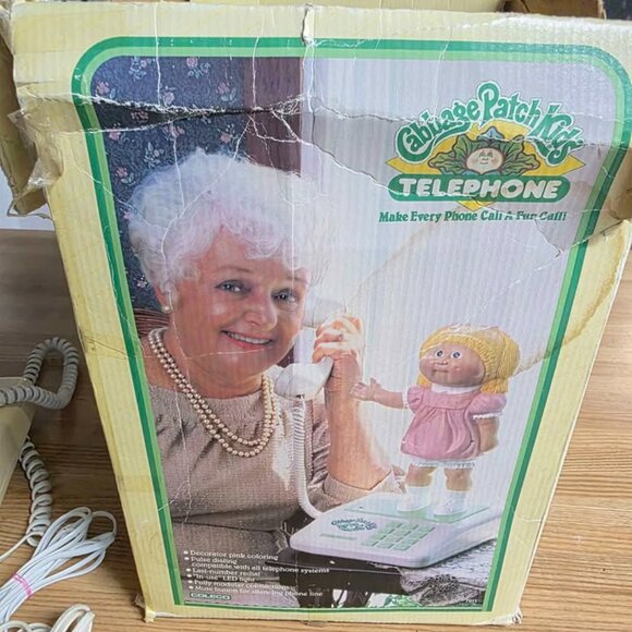 Vintage 1984 Cabbage Patch Kids Landline Telephone ☎️ (Tested & Working! - Picture 8 of 9